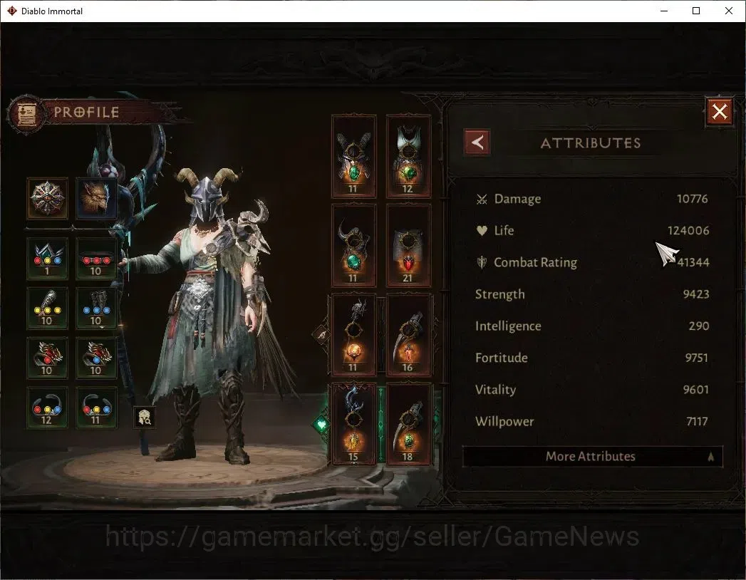 Diablo Immortal Accounts SEA - Verathiel|CS ON|Lv60(724)|Druid|CR 41k|Reso  image 3