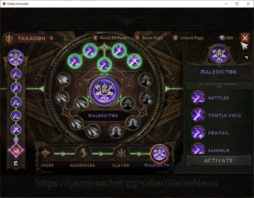 Diablo Immortal Accounts SEA - Verathiel|CS ON|Lv60(724)|Druid|CR 41k|Reso  image 9