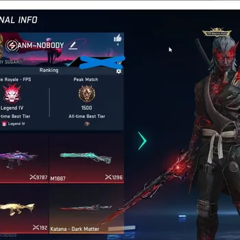 Blood Strike Accounts Others ASIA | 2 ETERNAL:M4A1-Blight's Embrace,M1887-Netherflame|2 Limited|Melee: Katana-DarkMeteer|7