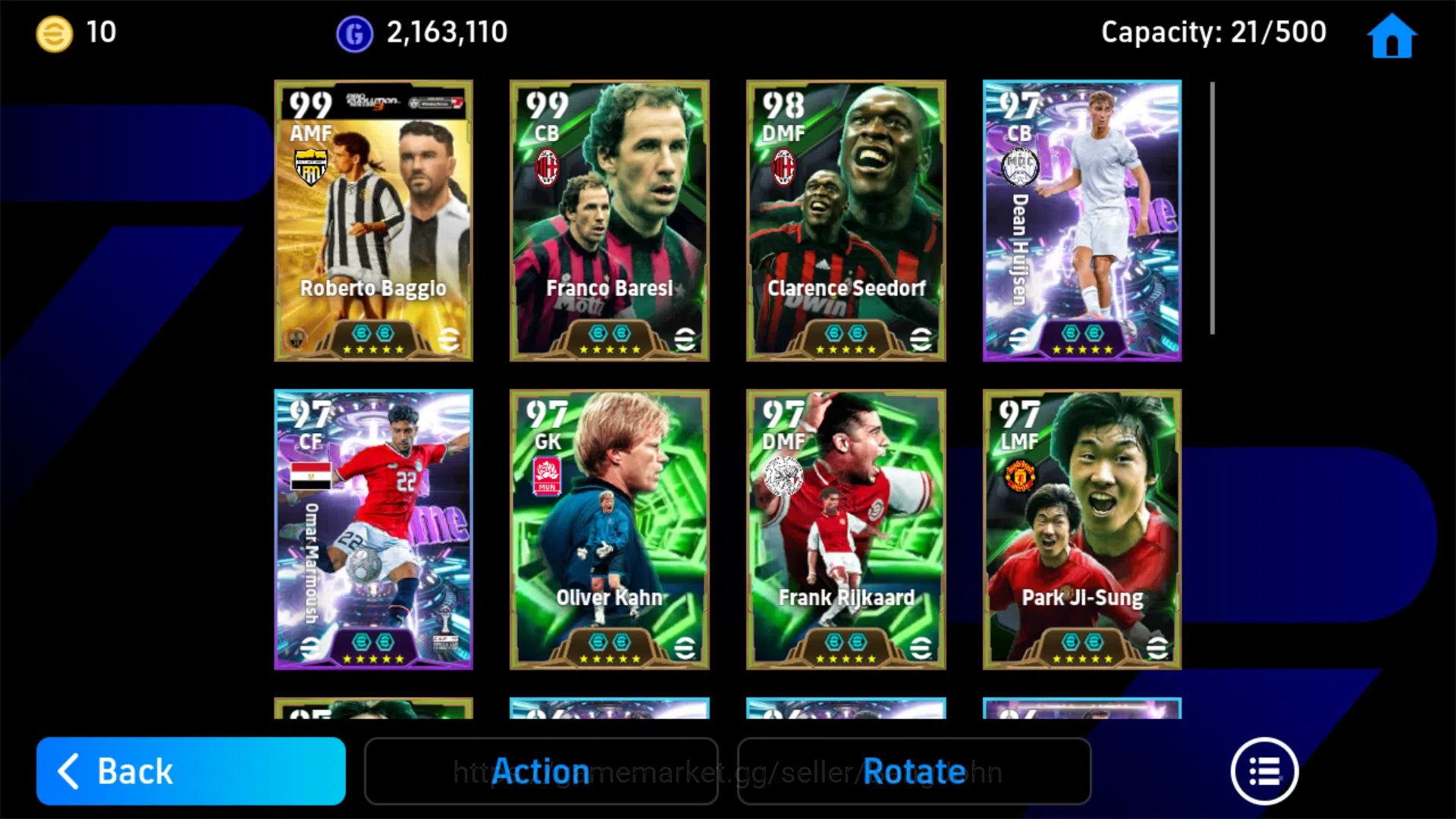 eFootball Accounts Power 3181 | Omar Marmoush Show Time | Roberto Bag image 3