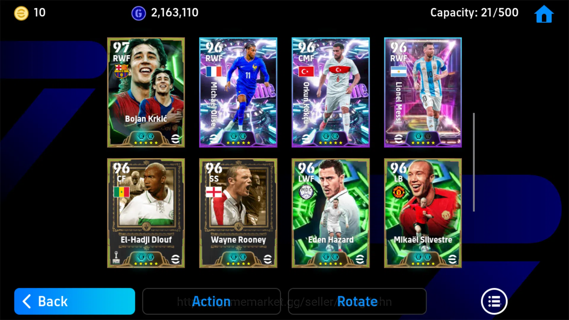 eFootball Accounts Power 3181 | Omar Marmoush Show Time | Roberto Bag image 4