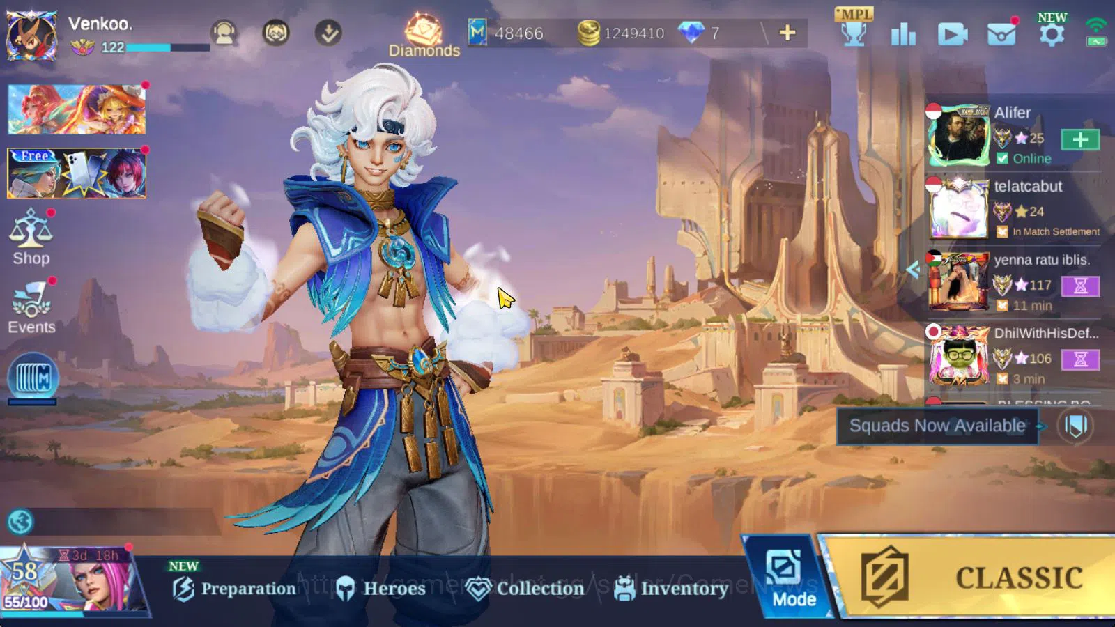 Mobile Legends: Bang Bang Collector Hero 131|Skin 571|Legend[Valir,Lunox],Dawning Brun image 1