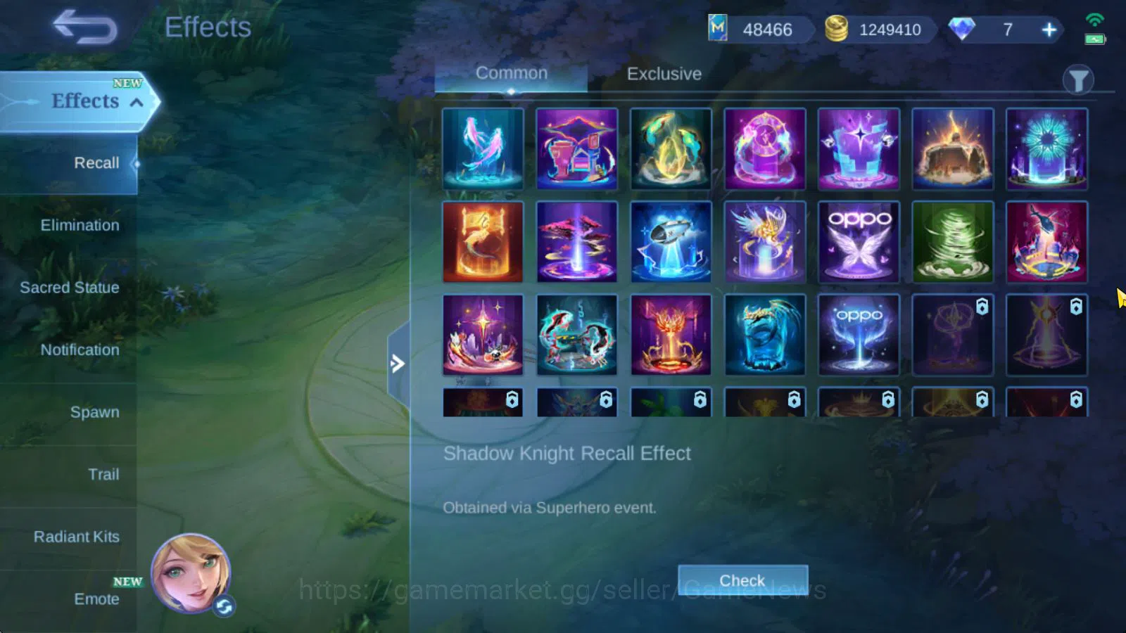 Mobile Legends: Bang Bang Accounts Collector Hero 131|Skin 571|Legend[Valir,Lunox],Dawning Bruno,AllStar Mozkov,3 Aspirant,4 10