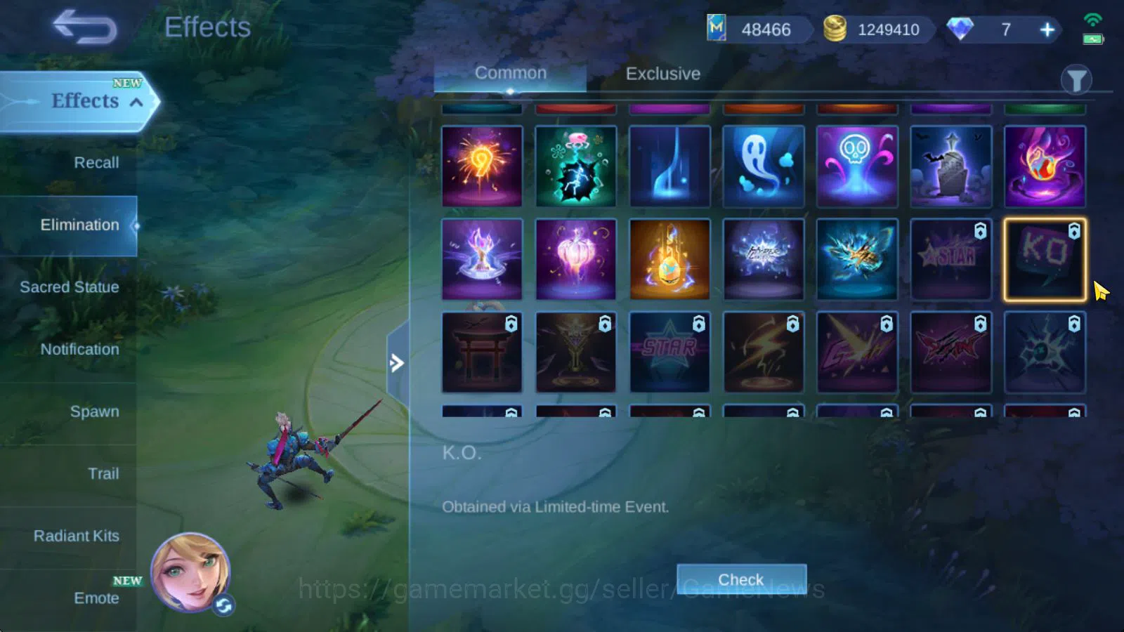Mobile Legends: Bang Bang Accounts Collector Hero 131|Skin 571|Legend[Valir,Lunox],Dawning Bruno,AllStar Mozkov,3 Aspirant,4 12