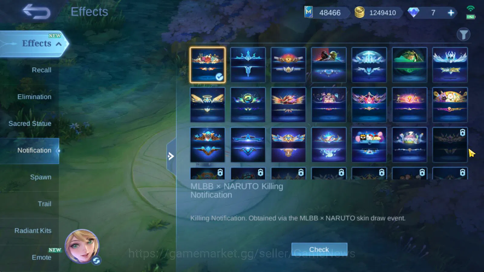 Mobile Legends: Bang Bang Accounts Collector Hero 131|Skin 571|Legend[Valir,Lunox],Dawning Bruno,AllStar Mozkov,3 Aspirant,4 13