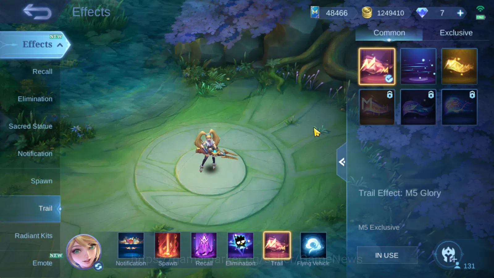 Mobile Legends: Bang Bang Accounts Collector Hero 131|Skin 571|Legend[Valir,Lunox],Dawning Bruno,AllStar Mozkov,3 Aspirant,4 17
