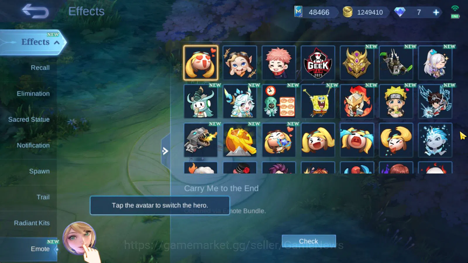 Mobile Legends: Bang Bang Accounts Collector Hero 131|Skin 571|Legend[Valir,Lunox],Dawning Bruno,AllStar Mozkov,3 Aspirant,4 18