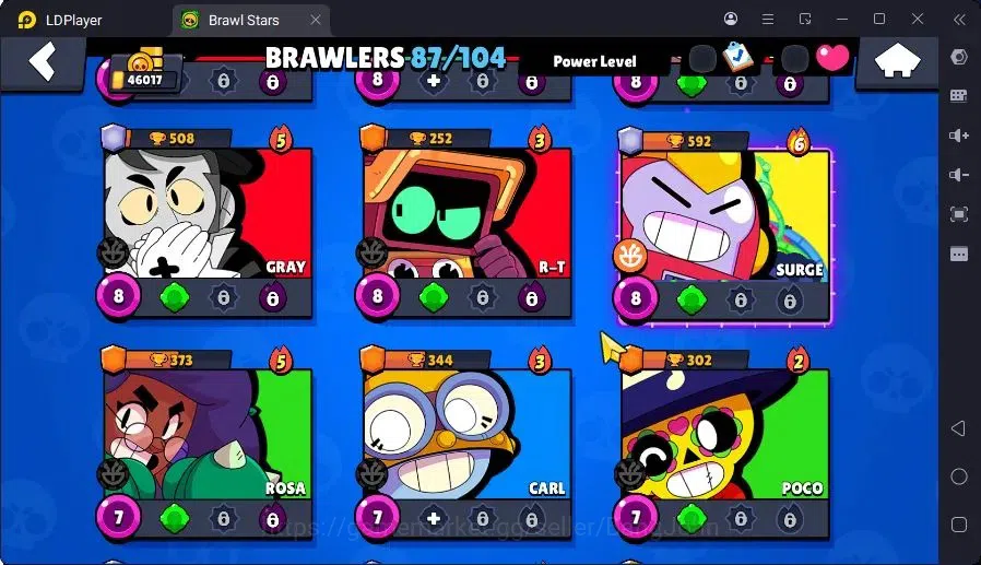 Brawl Stars Accounts Trophy 46017|9 Max Hc(Bull,BO,Nani,Edgar,ETC)|3 Hc(Poco,Kenji,Nita),4 Legend,12 Mythic skin|11439 12