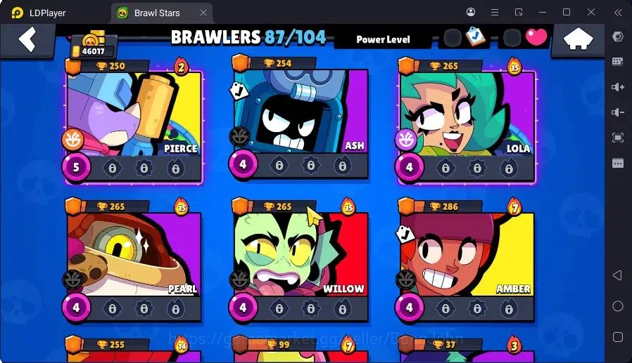 Brawl Stars Accounts Trophy 46017|9 Max Hc(Bull,BO,Nani,Edgar,ETC)|3 Hc(Poco,Kenji,Nita),4 Legend,12 Mythic skin|11439 18