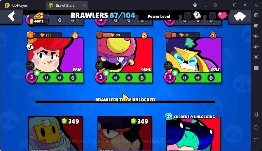 Brawl Stars Accounts Trophy 46017|9 Max Hc(Bull,BO,Nani,Edgar,ETC)|3 Hc(Poco,Kenji,Nita),4 Legend,12 Mythic skin|11439 19