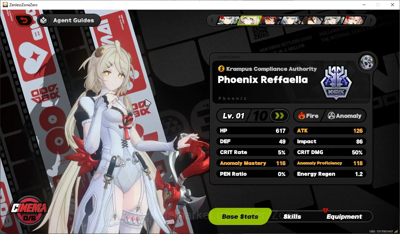 Zenless Zone Zero Accounts Starter ASIA|Fresh Starter IK5|2Limit Pheonix,Soldier0 + ChrSTD Corin,Manato,Nicole Etc|S1 1
