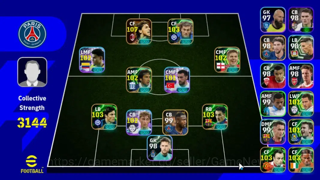 eFootball Accounts Android|BigTime Zlatan Ibrahimovic,Epic Didier Dro image 1