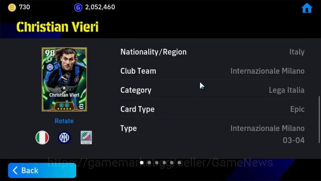 eFootball Accounts Android|BigTime Zlatan Ibrahimovic,Epic Didier Dro image 18