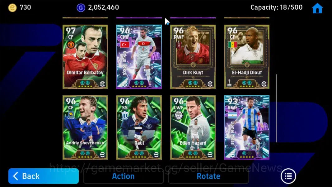 eFootball Accounts Android|BigTime Zlatan Ibrahimovic,Epic Didier Dro image 8