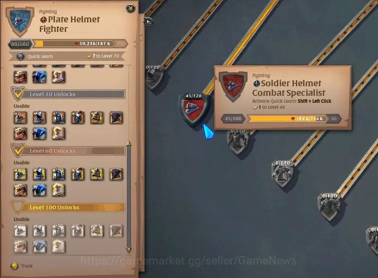 Albion Online Accounts ASIA | 2,04M Total Fame - 6,19M Silver | T8 Fiber image 9