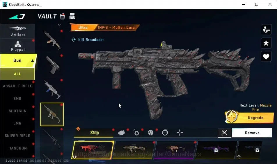Blood Strike Accounts ASIA|5 ULTRA[JET-B Bomber,VAL,INP-9-Molten,URB-Asu image 11
