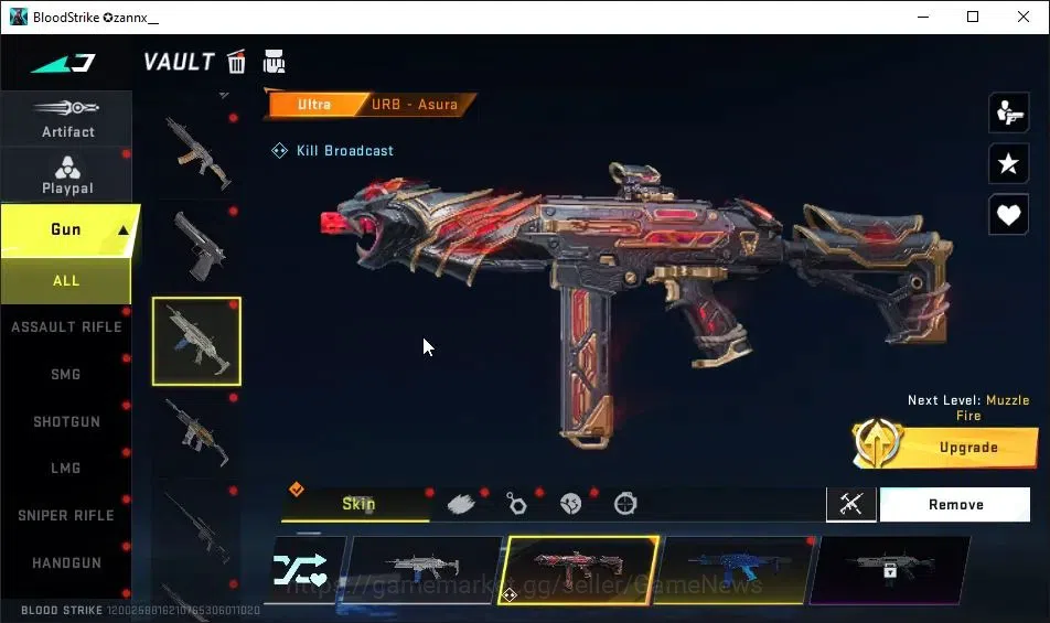 Blood Strike Accounts ASIA|5 ULTRA[JET-B Bomber,VAL,INP-9-Molten,URB-Asu image 13