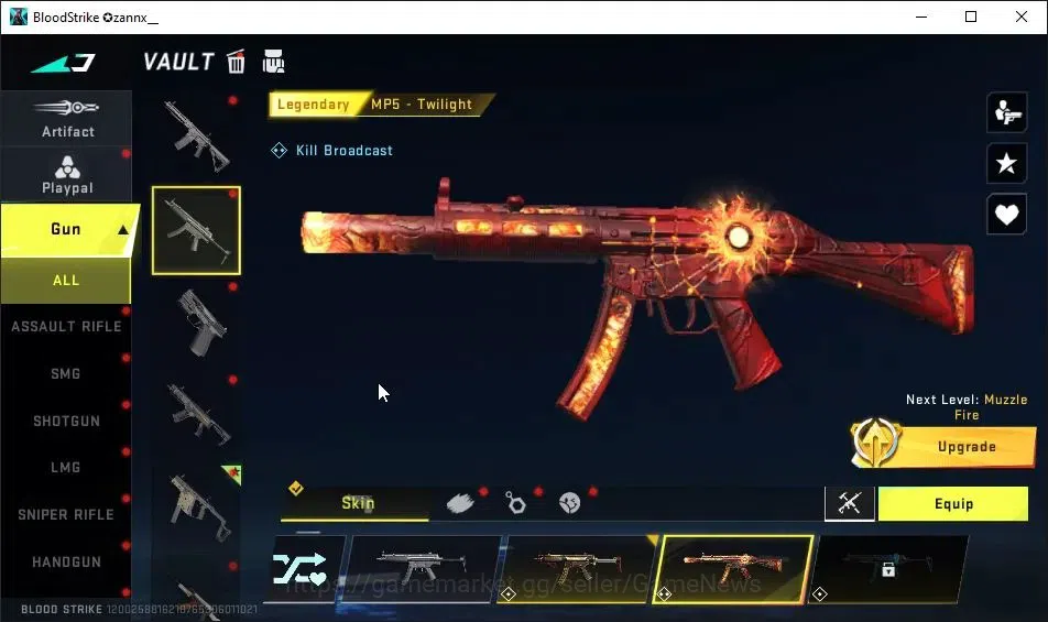 Blood Strike Accounts ASIA|5 ULTRA[JET-B Bomber,VAL,INP-9-Molten,URB-Asu image 20