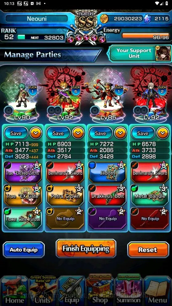 Grand Summoners Accounts Global | Rank 52 | 2.115 Crystal | 6 Ascend | War  image 4