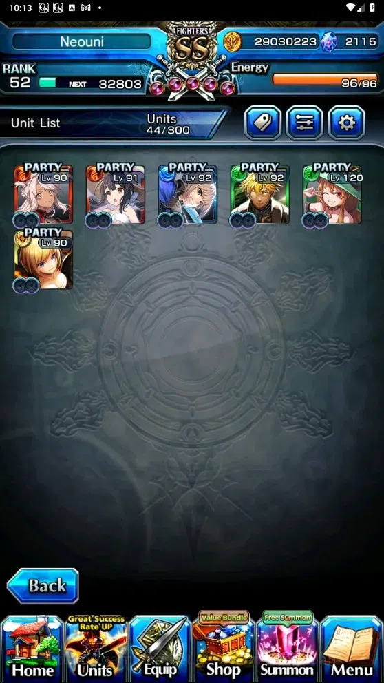Grand Summoners Accounts Global | Rank 52 | 2.115 Crystal | 6 Ascend | War  image 5