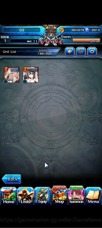 Grand Summoners Accounts Global|Rank 1|2813 cc Ready Gacha|2 Ascend| Summer image 4