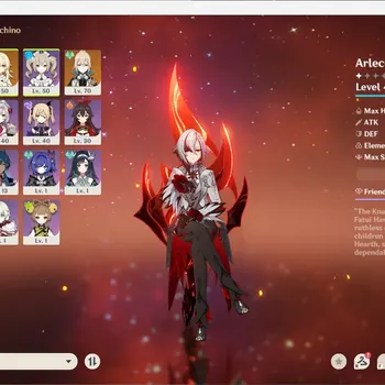 Genshin Impact Accounts Others ASIA|AR 38|1 Limit|Arlecchino|0 Wp6Star|Primo 247|USN UNSET|MC Female| GI651B