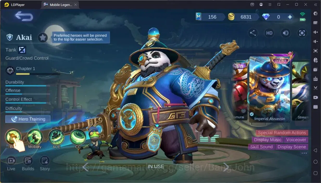 Mobile Legends: Bang Bang Accounts Global|Hero 88|Skin 97|Seasoned|Luckybox Akai,John image 17