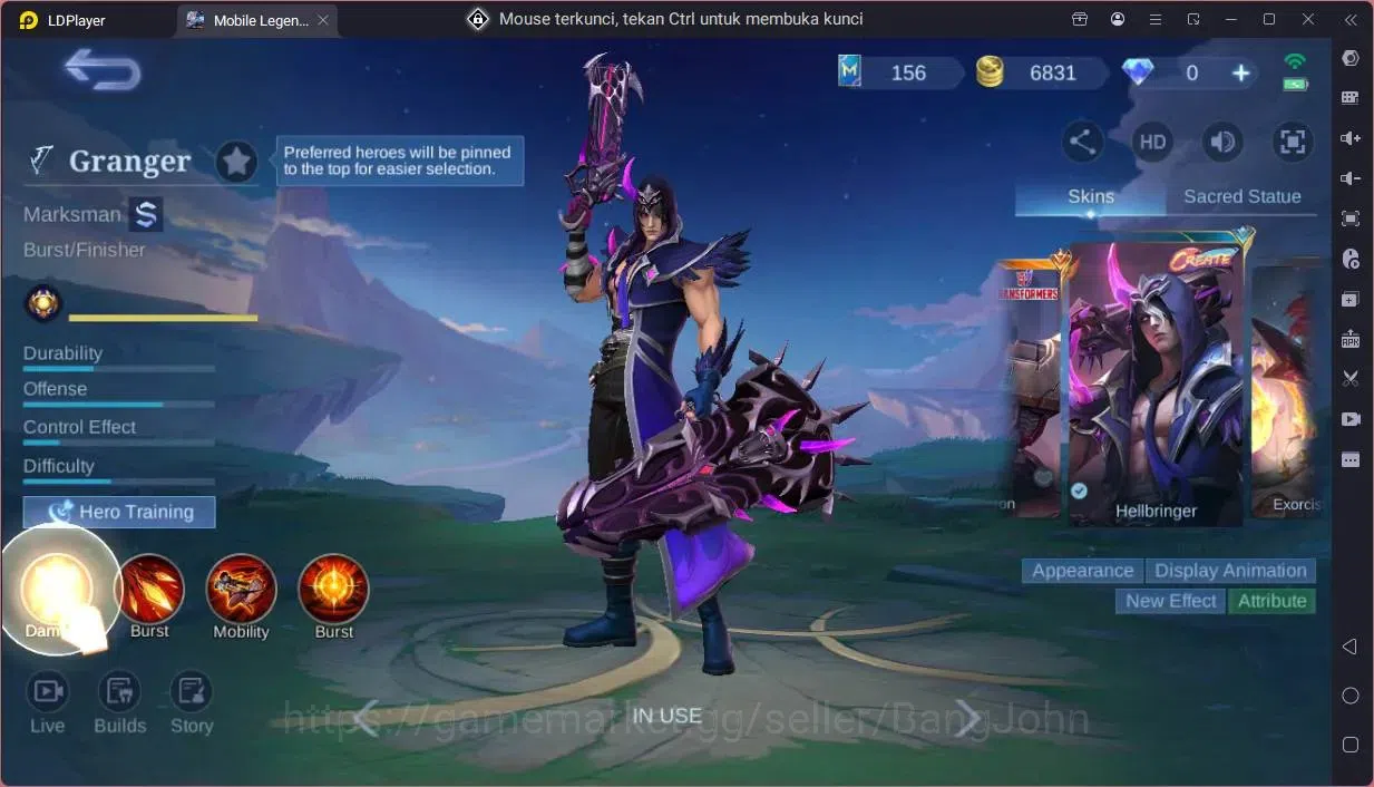 Mobile Legends: Bang Bang Accounts Global|Hero 88|Skin 97|Seasoned|Luckybox Akai,John image 20
