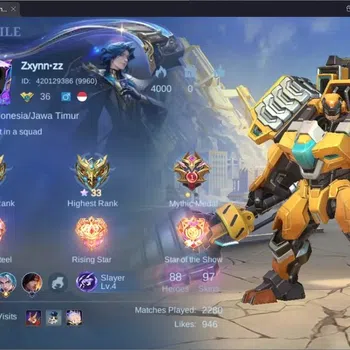 Mobile Legends: Bang Bang Others Global|Hero 88|Skin 97|Seasoned|Luckybox Akai,John image 1