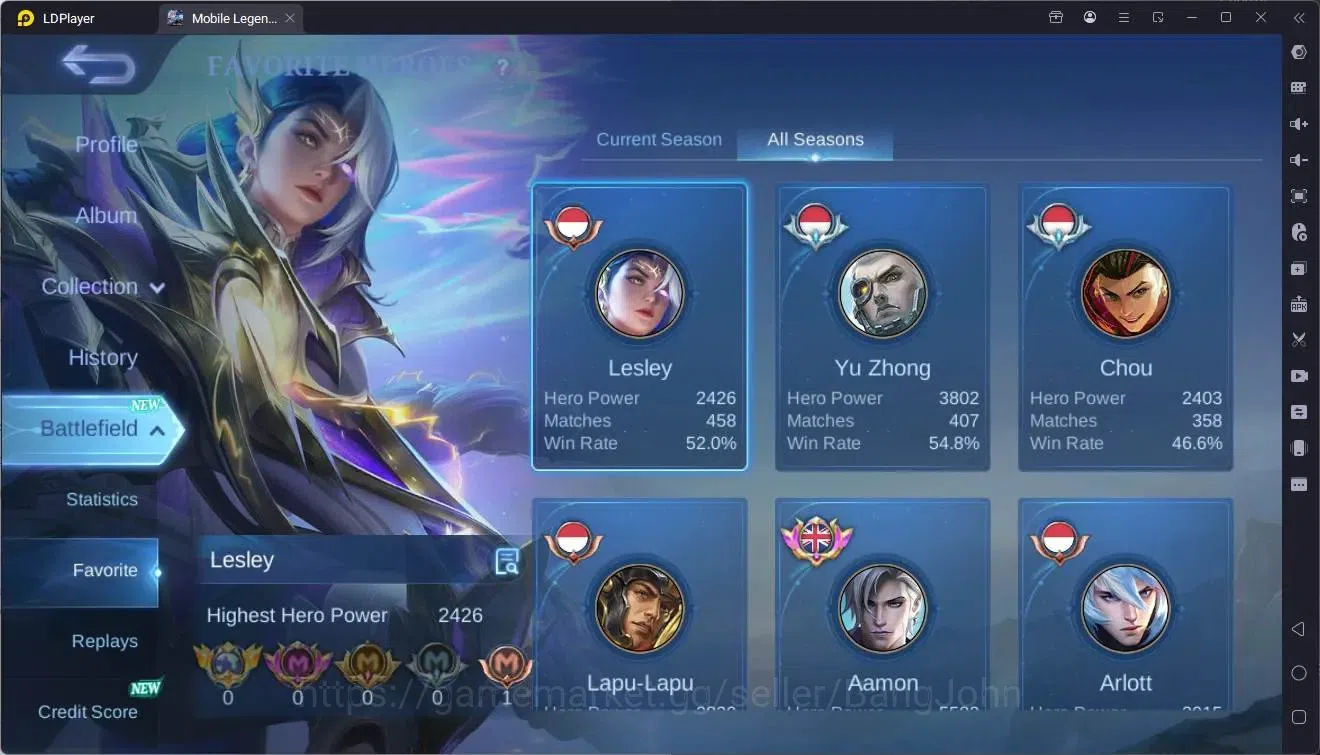 Mobile Legends: Bang Bang Accounts Global|Hero 131|Skin 310|Renowned|Naruto Lukas|ASP image 16