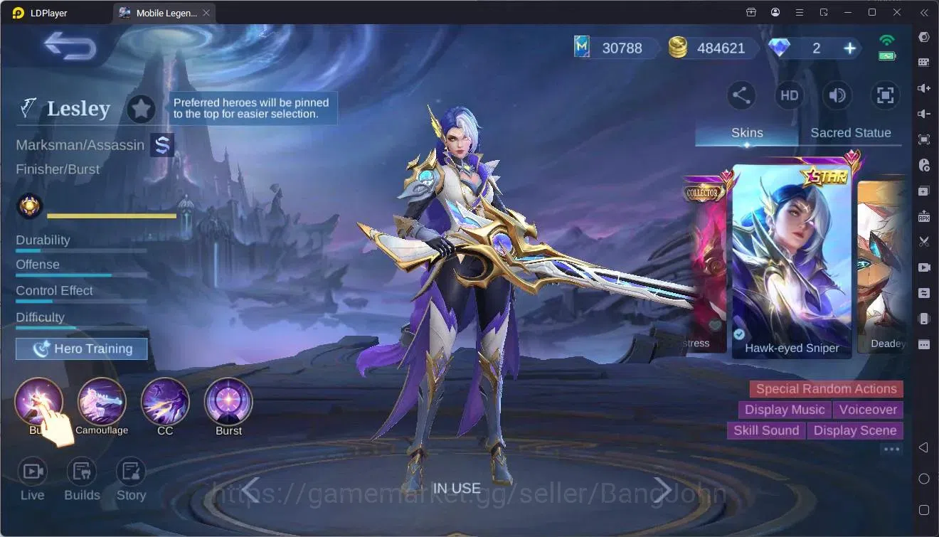 Mobile Legends: Bang Bang Accounts Global|Hero 131|Skin 310|Renowned|Naruto Lukas|ASP image 2
