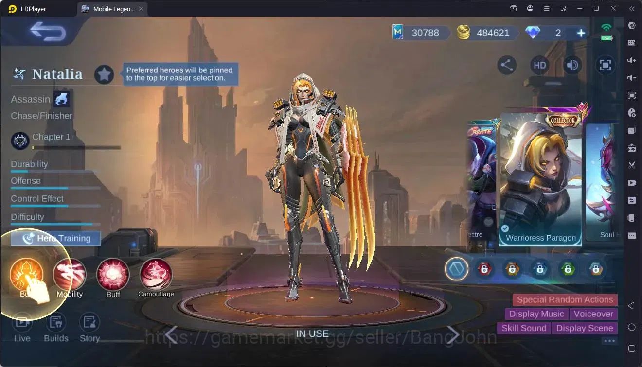 Mobile Legends: Bang Bang Accounts Global|Hero 131|Skin 310|Renowned|Naruto Lukas|ASP image 3