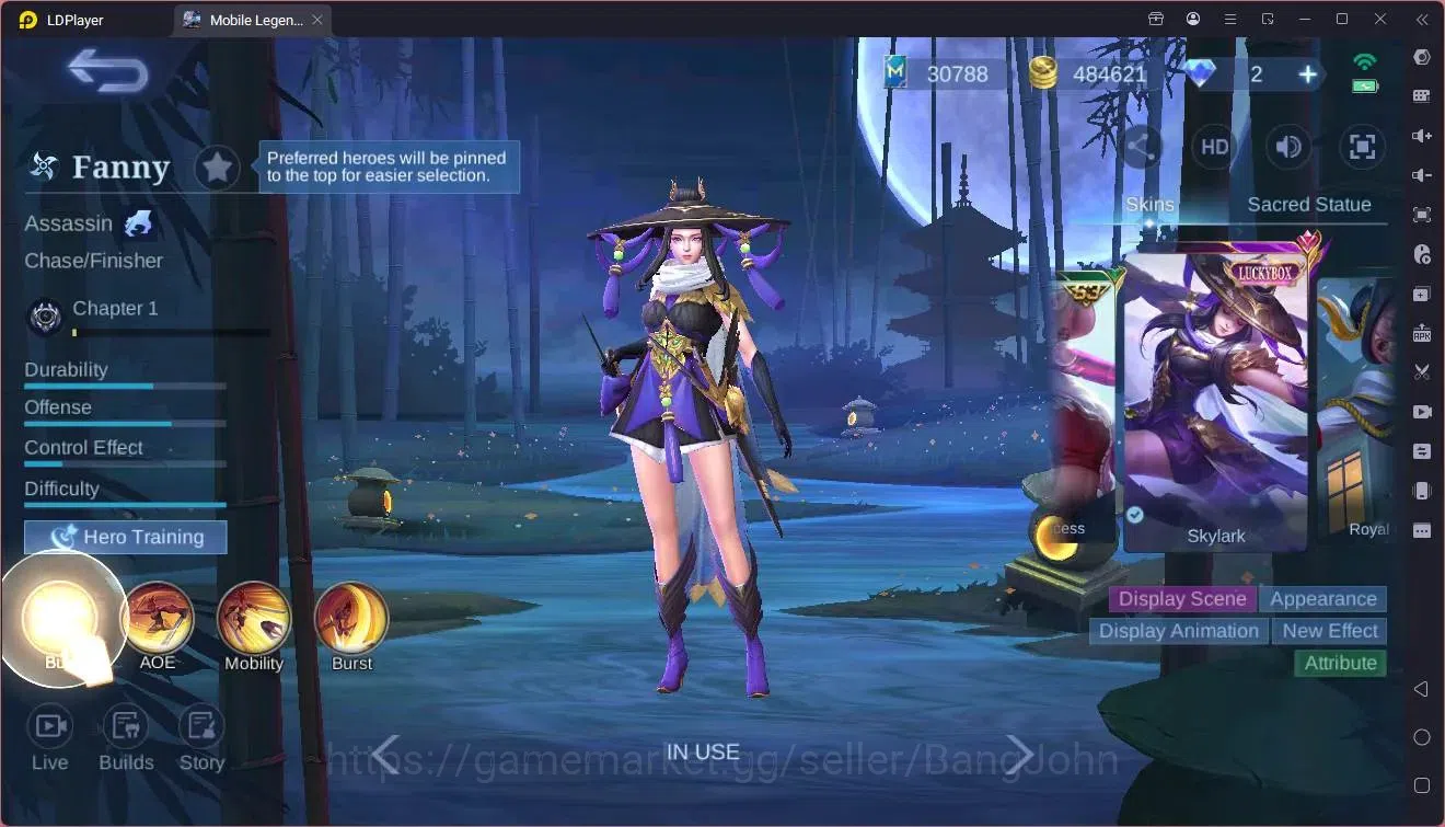 Mobile Legends: Bang Bang Accounts Global|Hero 131|Skin 310|Renowned|Naruto Lukas|ASP image 4
