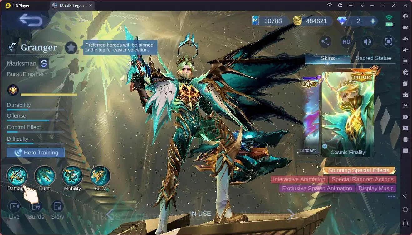 Mobile Legends: Bang Bang Accounts Global|Hero 131|Skin 310|Renowned|Naruto Lukas|ASP image 7