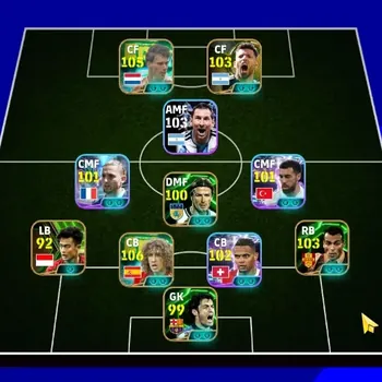 eFootball Accounts Legends & Iconic Players Android|Power 3140|Epic Carles Puyol,Marco van Basten,Sergio Aguero,Cafu,David