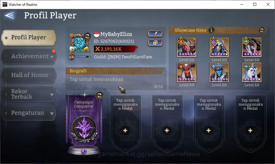Watcher of Realms Accounts Global 60x|Lv64|2,1M Power|3 Lord [Aracha,Torodor, image 2