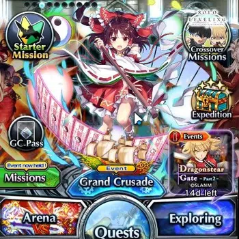 Grand Summoners Accounts Mid-Game GLOBAL|Rank 47|18 Ascend 3 TW|(S Emiya,Chloe,Reimu)+TW, S Miyu,Menas,C Valerie,Liza,Selia
