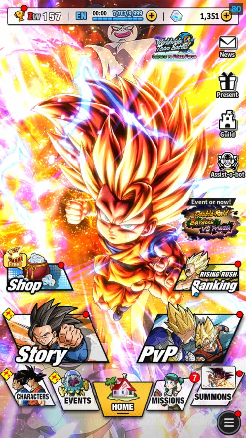 Dragon Ball Legends Accounts 189M Total Power|LV 157|2LR 1UL+10LL|Bardock,SS3 G image 1