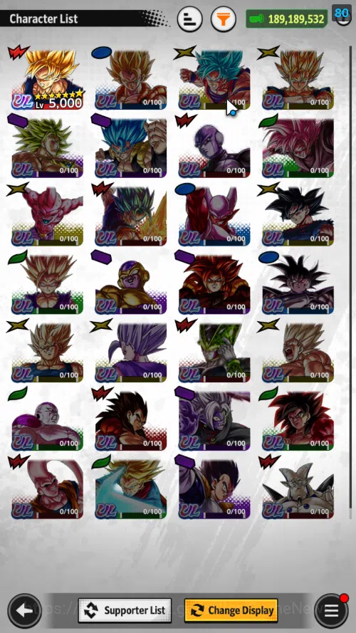 Dragon Ball Legends Accounts 189M Total Power|LV 157|2LR 1UL+10LL|Bardock,SS3 G image 4