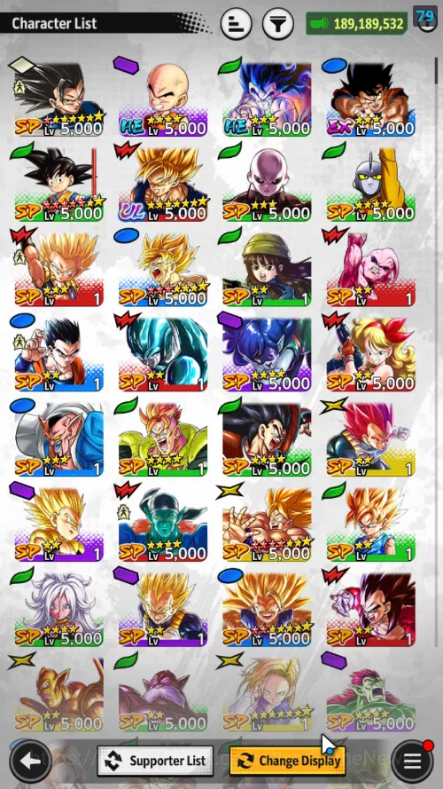 Dragon Ball Legends Accounts 189M Total Power|LV 157|2LR 1UL+10LL|Bardock,SS3 G image 6