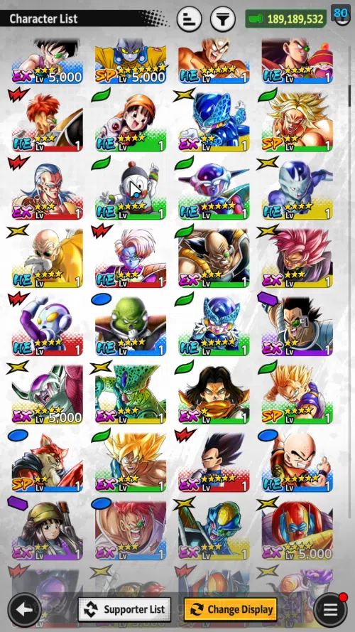 Dragon Ball Legends Accounts 189M Total Power|LV 157|2LR 1UL+10LL|Bardock,SS3 G image 8