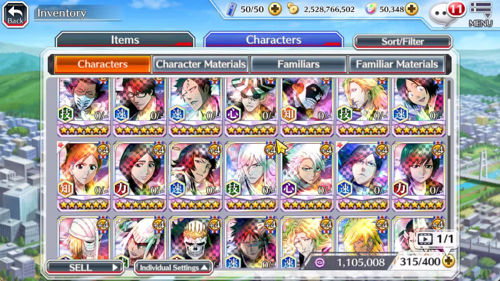 Bleach: Brave Souls Accounts Mid-Tier [GLOBAL]50K Orb|10th Anniv(Rukia,Ichigo),Valentine2026(Yachiru,Rukia),Aizen 7