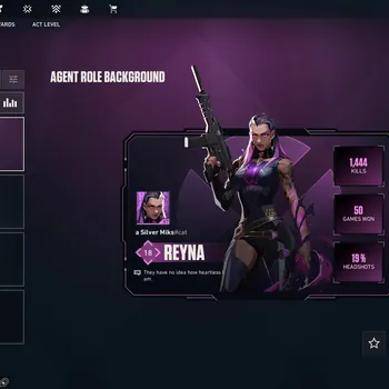 Valorant Accounts EU|Smurf Ranked|Full Agent (29)|Highest Rank Platinum 1|Reyna Lv7|(VL9027)