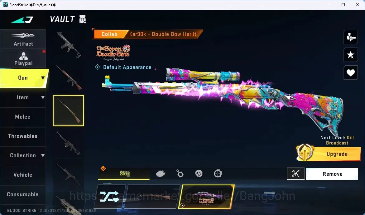 Blood Strike Accounts ASIA | STRIKER COLLAB SPIKE - KEN RYUGUJI|2 TR|3 7 image 11