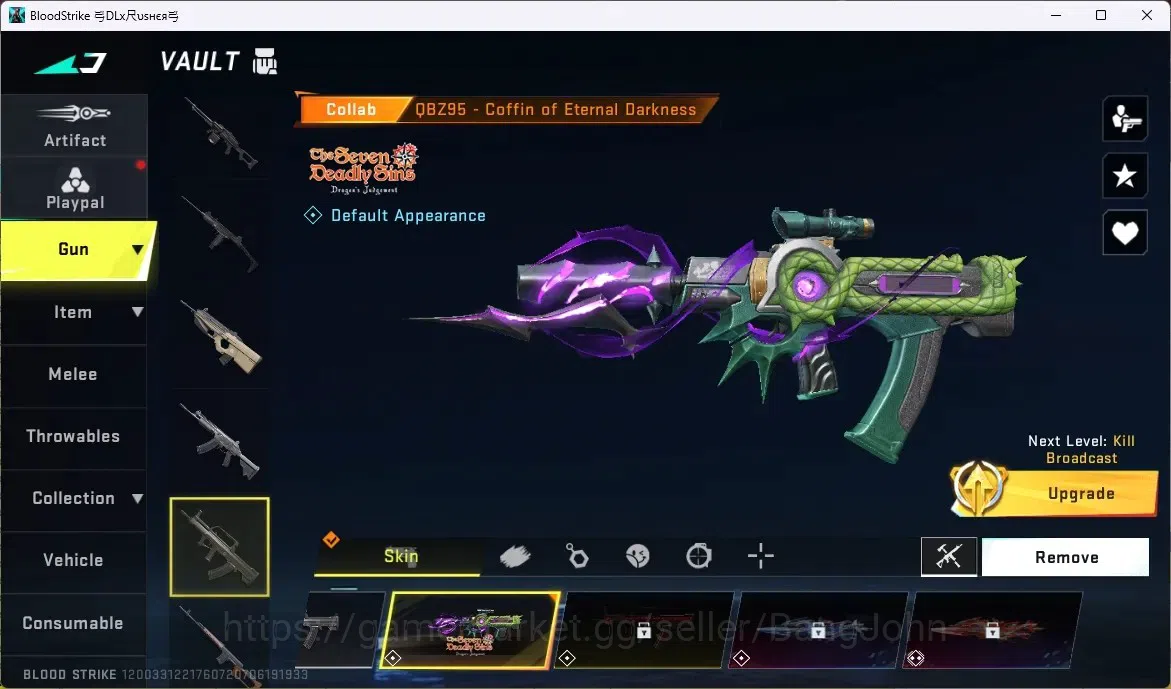 Blood Strike Accounts ASIA | STRIKER COLLAB SPIKE - KEN RYUGUJI|2 TR|3 7 image 16