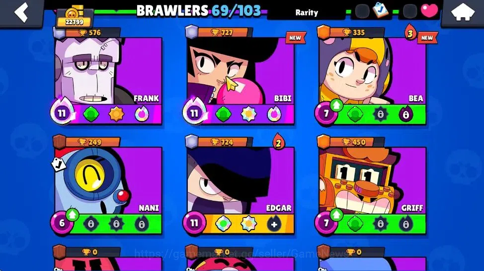 Brawl Stars Accounts 22799 Trophy|69Brawler 16Max| 1 UL [Sirius]|2 Hypc image 13