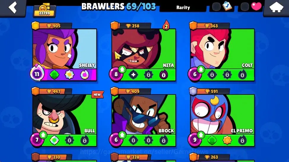 Brawl Stars Accounts 22799 Trophy|69Brawler 16Max| 1 UL [Sirius]|2 Hypc image 9