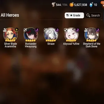 Epic Seven Accounts Starter Global Unverif|Fresh Starter|5ML [SD.Diene,Staze,BHwayoung,Etc]POH+Bless ON|Check