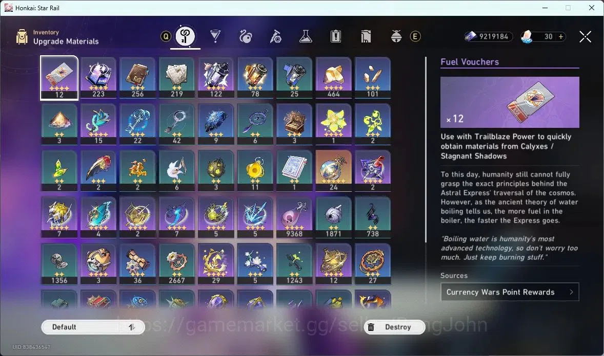 Honkai Star Rail Accounts ASIA | TL 70 | 16 LIMIT | CASTORICE | EVERNIGHT |  image 10