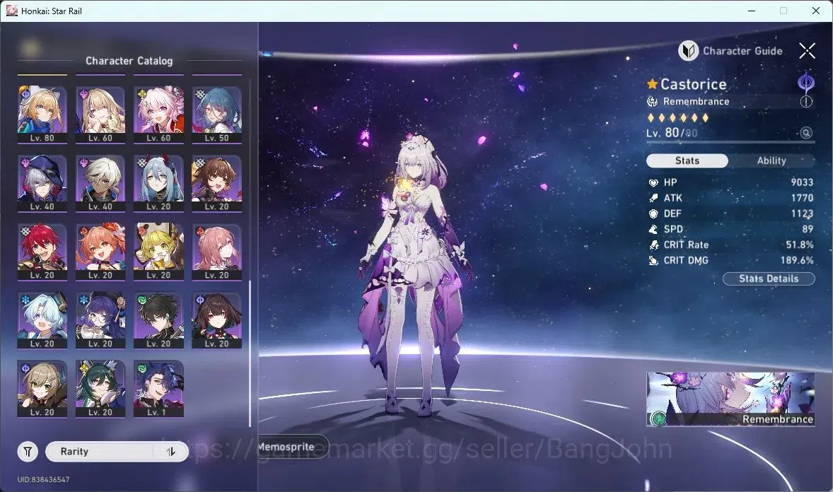 Honkai Star Rail Accounts ASIA | TL 70 | 16 LIMIT | CASTORICE | EVERNIGHT |  image 13